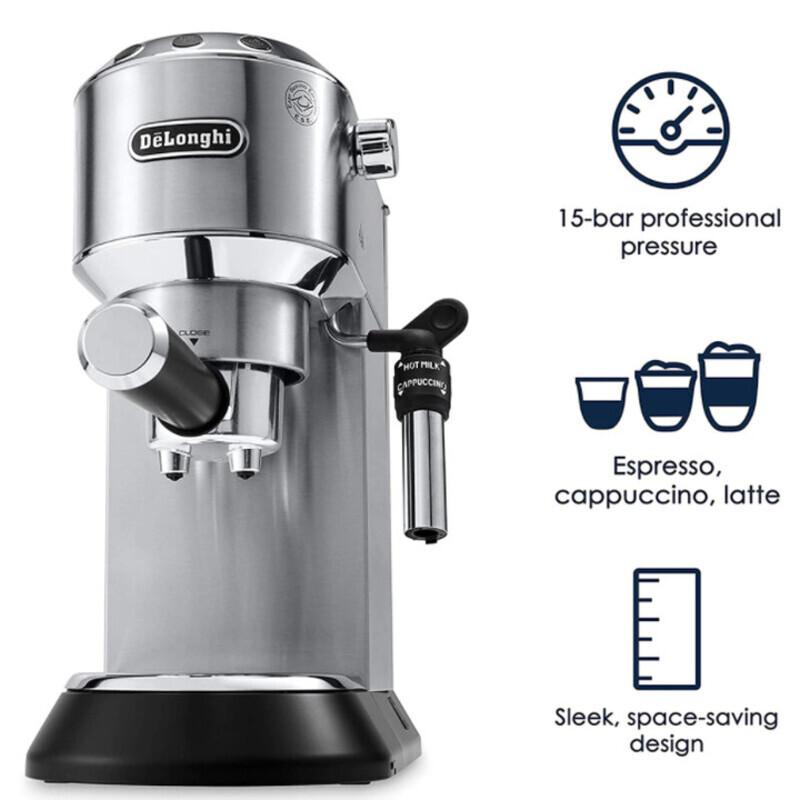 Máy Pha Cà Phê Tự Động Delonghi EC685, Máy Pha Café Hạt, Espresso, Cappuccino, 1300W, Coffee Machine, Nhập Khẩu