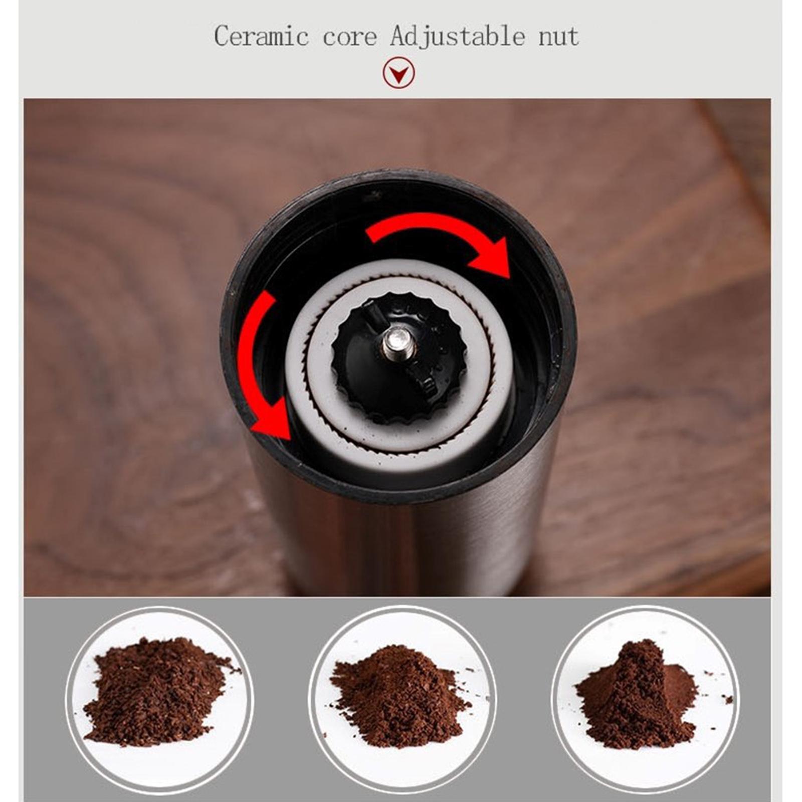 Manual Coffee Grinder for Espresso Press Home Office Travel Camping