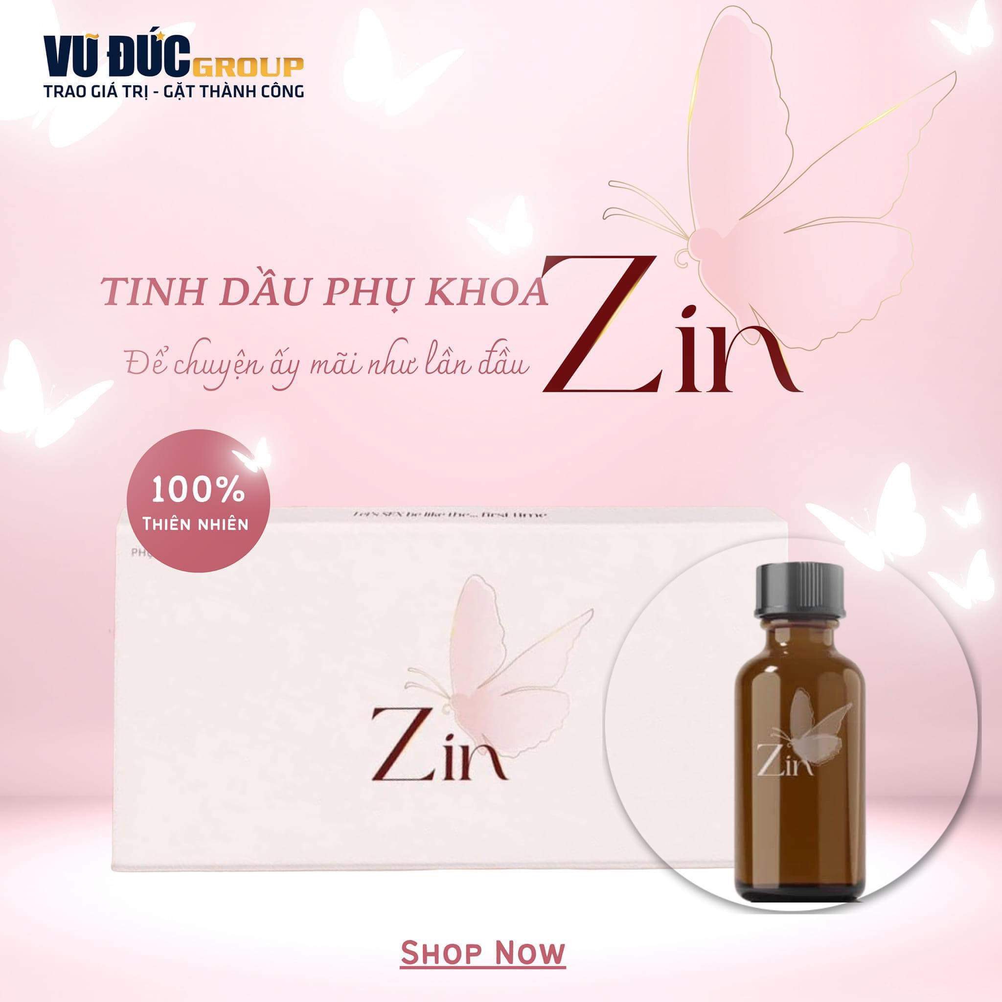 Tinh Dầu Phụ Khoa Zin. 3 Hộp Giá Sỉ Tặng 3 DDVS Nữ Oa + 3 Lọ Viên Uống Đới Hạ Phụ Khoa.