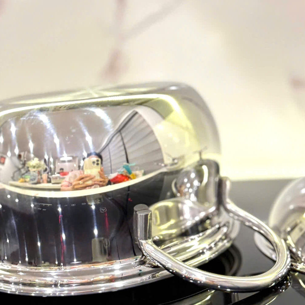 Bộ Nồi Baby 3 Món Fivestar Plus FPB3005 3 Lớp Inox 304 gồm 1 nồi 16 cm 1 xửng 16 cm 1 chảo 16 cm