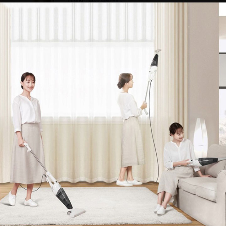 Máy hút bụi cầm tay - Với công suất hút mạnh mẽ 120W- Dung tích hộp chứa bụi 1,5L