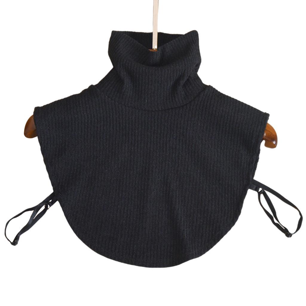 Women' Fake Turtleneck Collar False Collar Coat Accessory