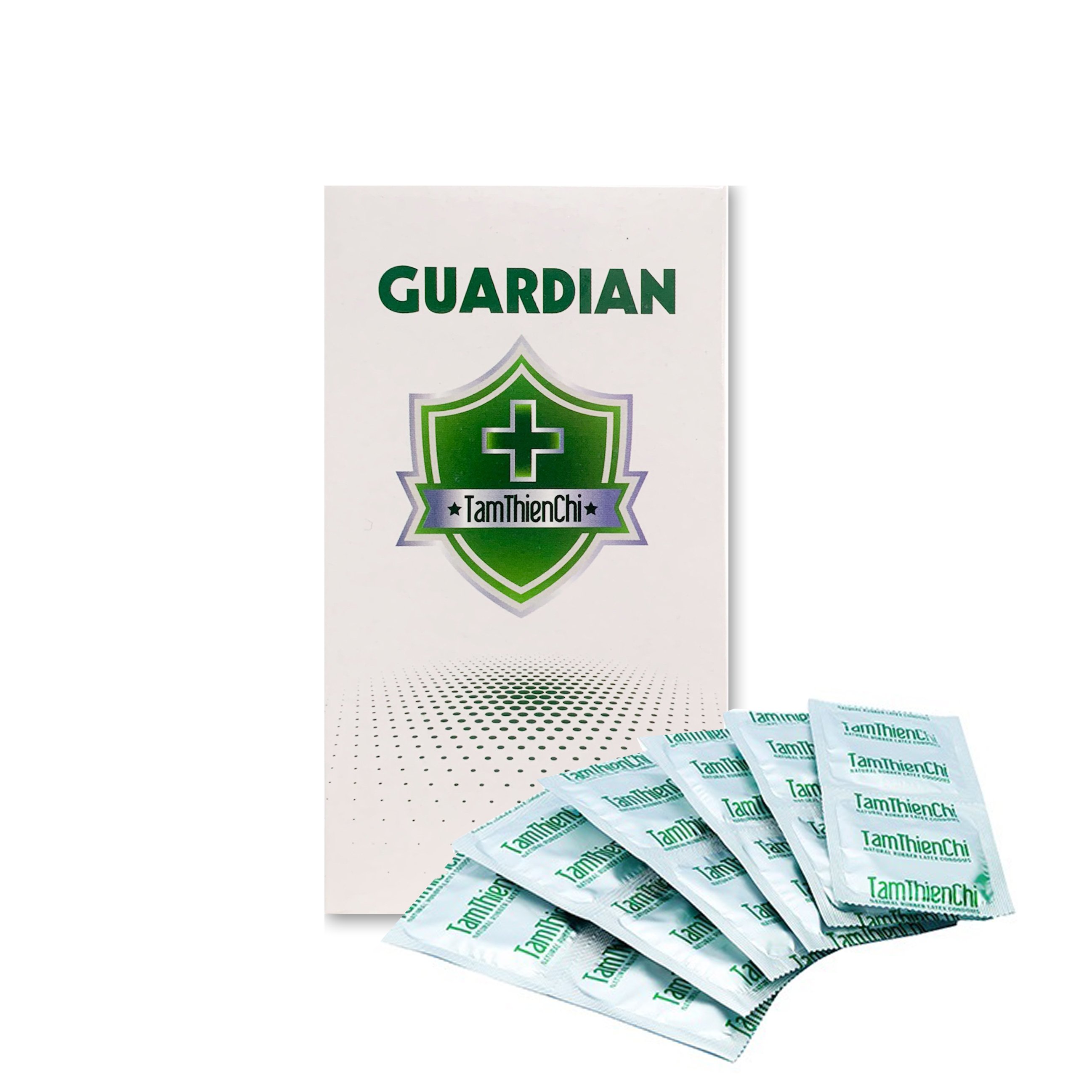 Bao cao su mỏng trơn Tâm Thiện Chí Guardian hộp 12 chiếc