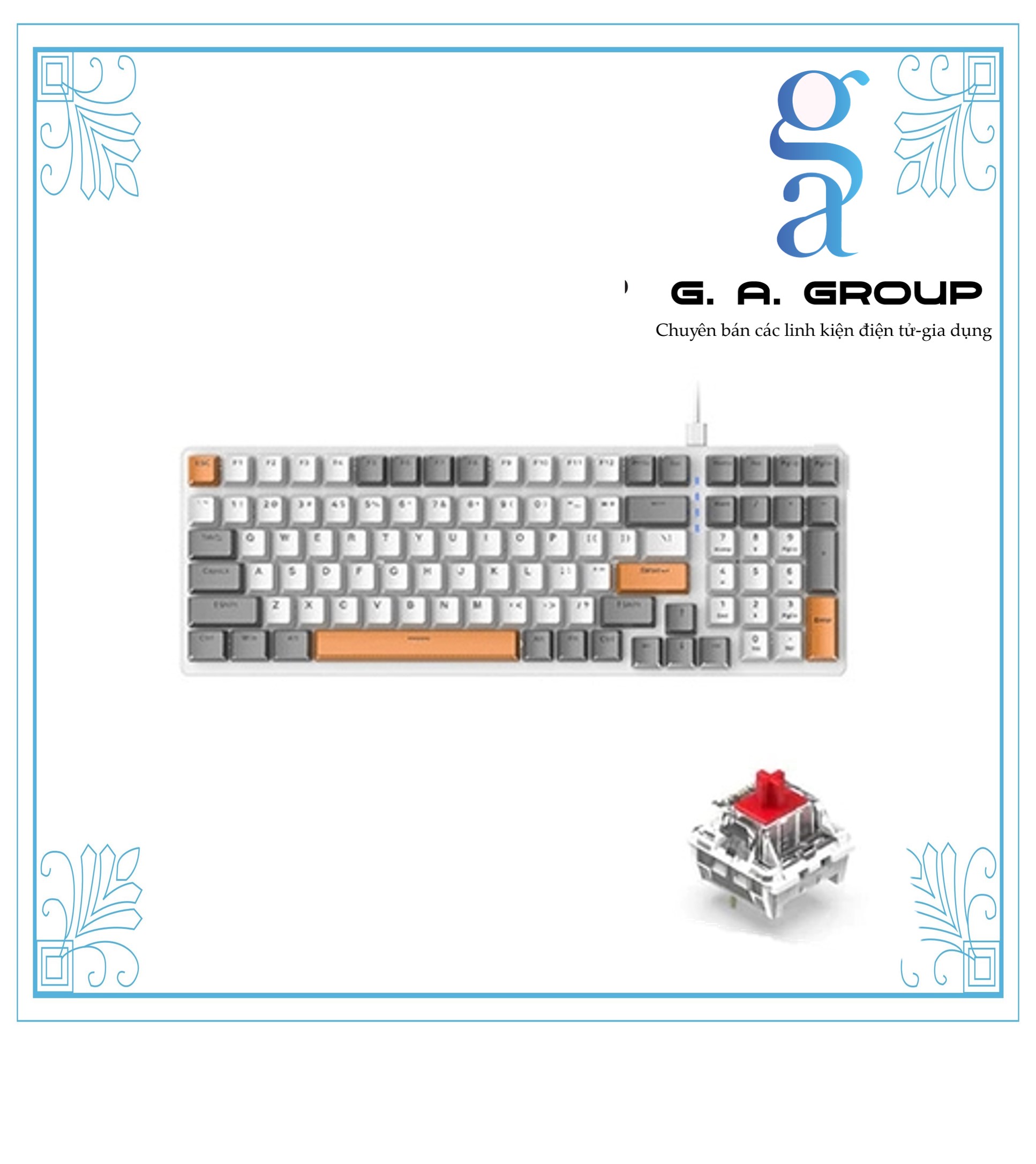 Bàn Phím Cơ K3 Sử Dụng Red SWITCH