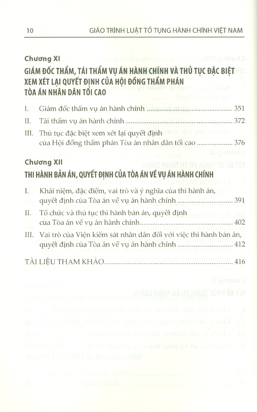 Giáo Trình Luật Tố Tụng Hành Chính Việt Nam - GS. TS. Phạm Hồng Thái, PGS.TS. Bùi Tiến Đạt - Tái bản lần thứ nhất -