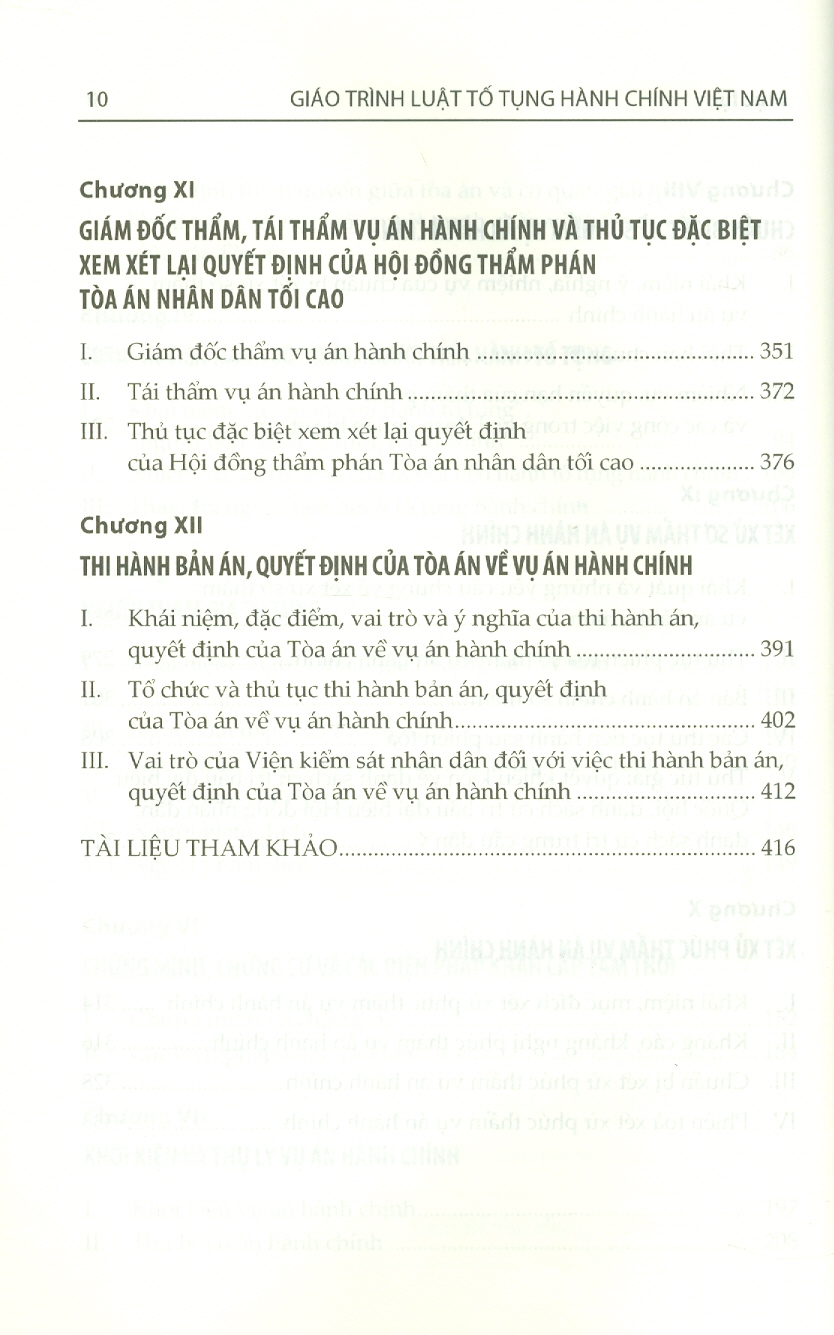 Giáo Trình Luật Tố Tụng Hành Chính Việt Nam - GS. TS. Phạm Hồng Thái, PGS.TS. Bùi Tiến Đạt (Đồng chủ biên) - Tái bản lần thứ nhất - (Bìa mềm)