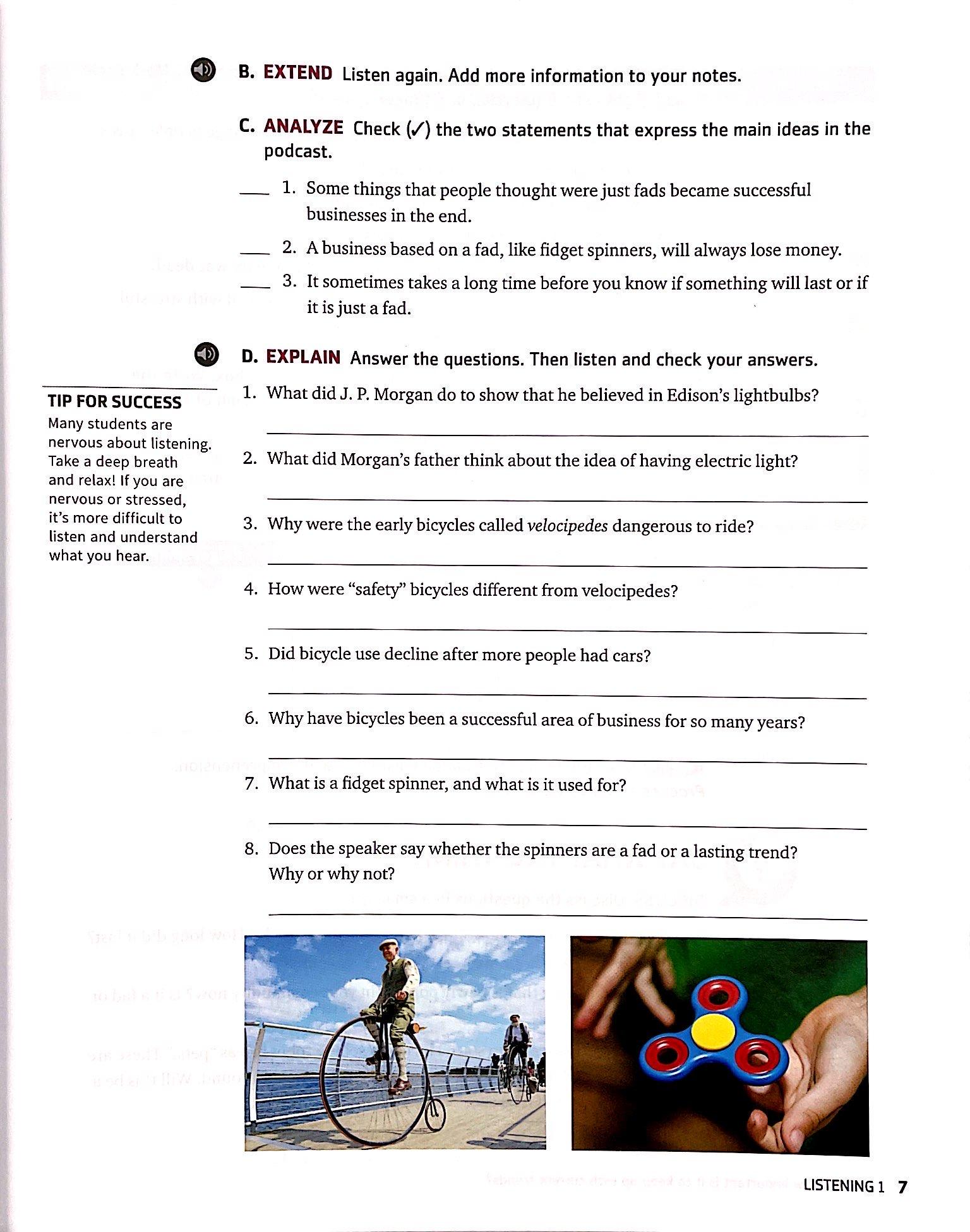 Q: Skills For Success: Level 2: Listening And Speaking Student Book With iQ Online Practice - 3rd Edition