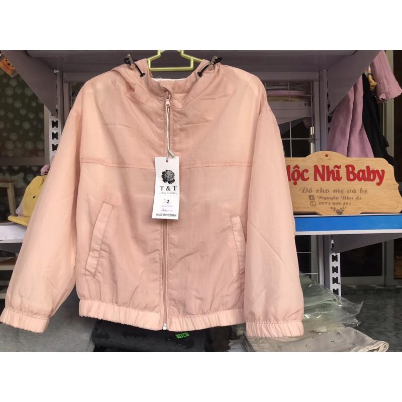 Áo khoác gió bé gái size 2-8y