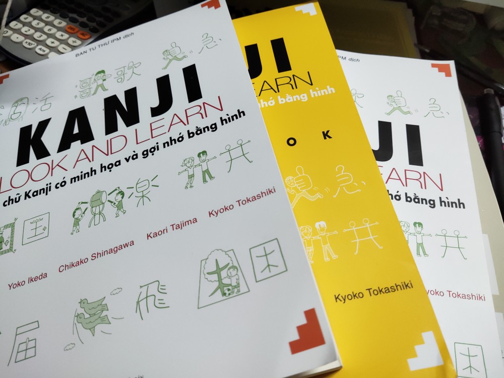 Combo Kanji Look And Learn - 512 Chữ Kanji Có Minh Họa Và Gợi Nhớ Bằng Hình