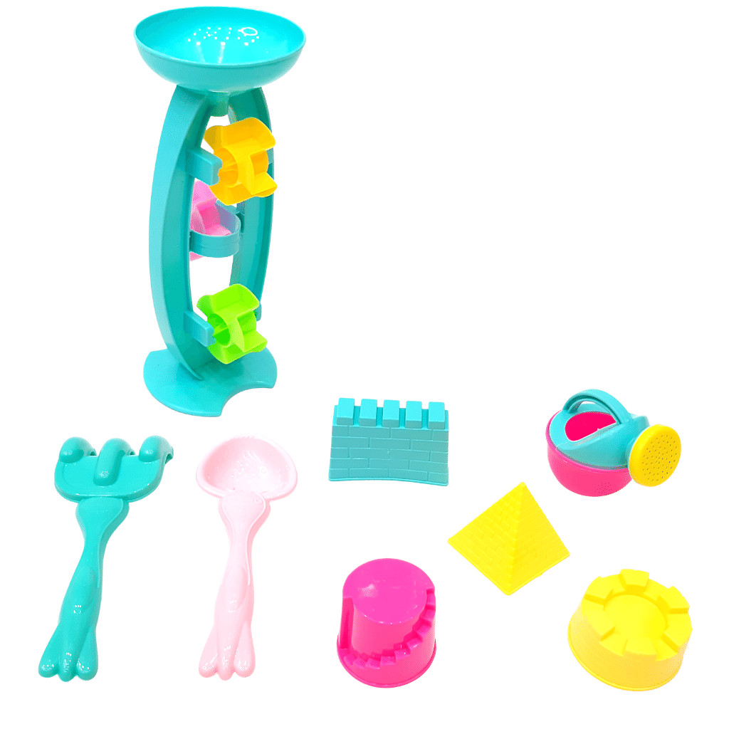 Đồ chơi xúc cát đi biển Ca nô có guồng quay cát HT7531