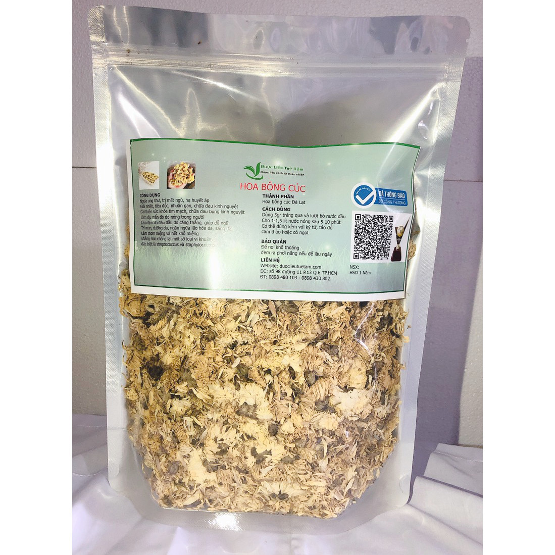 1Kg Trà Hoa Cúc - Sấy Thăng Hoa