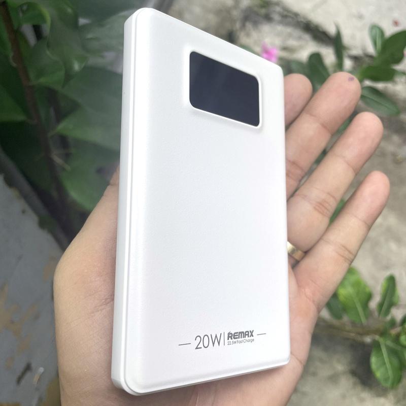 Pin dự phòng sạc nhanh Remax RPP-319 dung lượng 10000mAh QC 22.5W và PD 20W - tích hợp 1 input 3 output (2 màu tuỳ chọn) - Hàng Chính Hãng