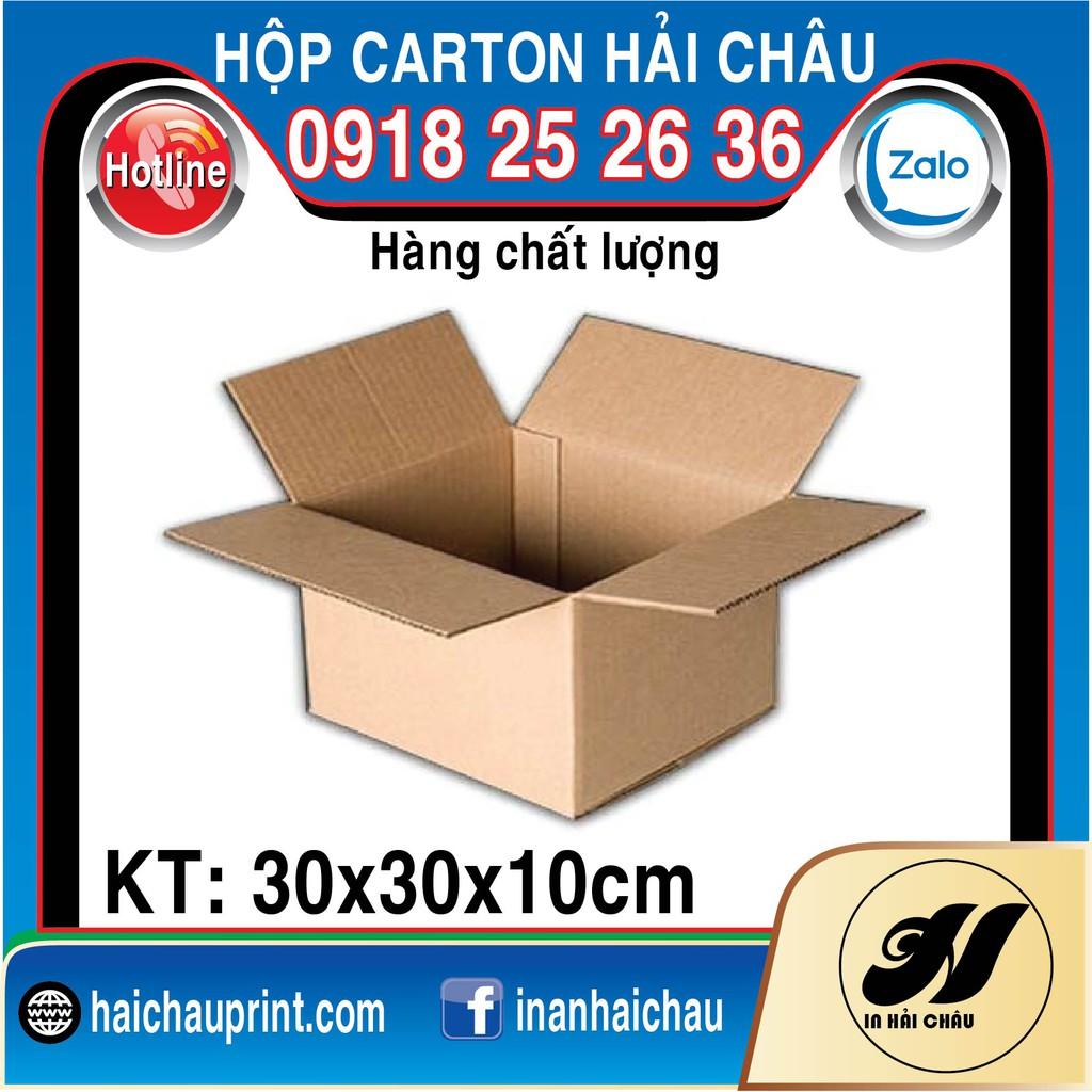 20 Hộp Carton, KT: 30x30x10cm, Hộp carton, Thùng carton, Hộp đóng hàng, Thùng đóng hàng, Hộp carton 3 lớp