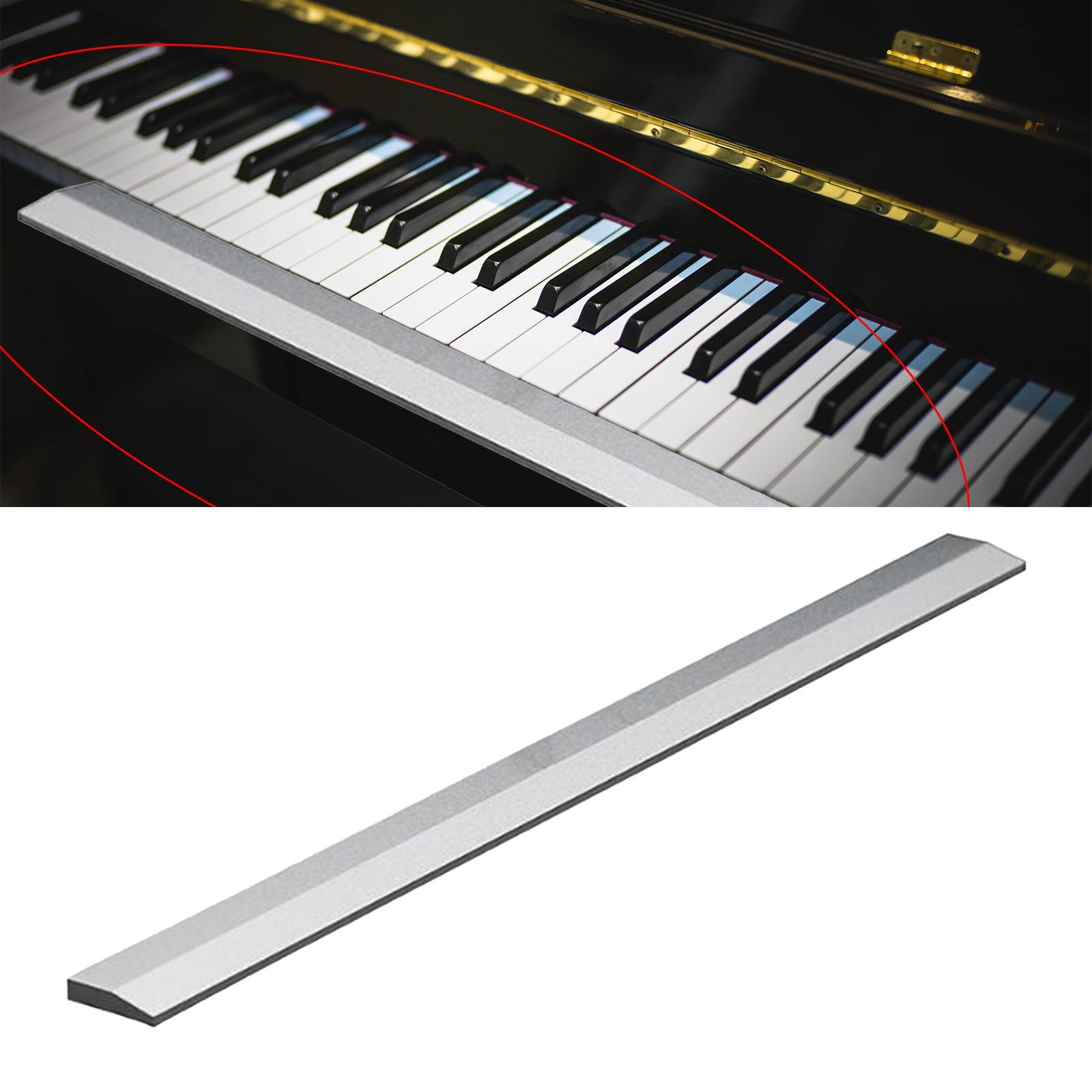 Piano Key Measuring Tool, Piano Key Leveling Ruler, Metal Portable Measuring 15" Tuning Piano Tuner Ruler for Daily Use