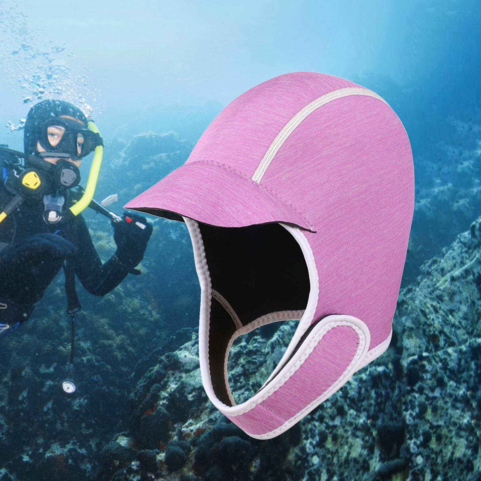 2mm Neoprene Wetsuit Hood Scuba Diving Hood Cap Stretch Sun Protection Surfing Thermal Hood Swimming Cap for Canoeing Water Sports Kayaking
