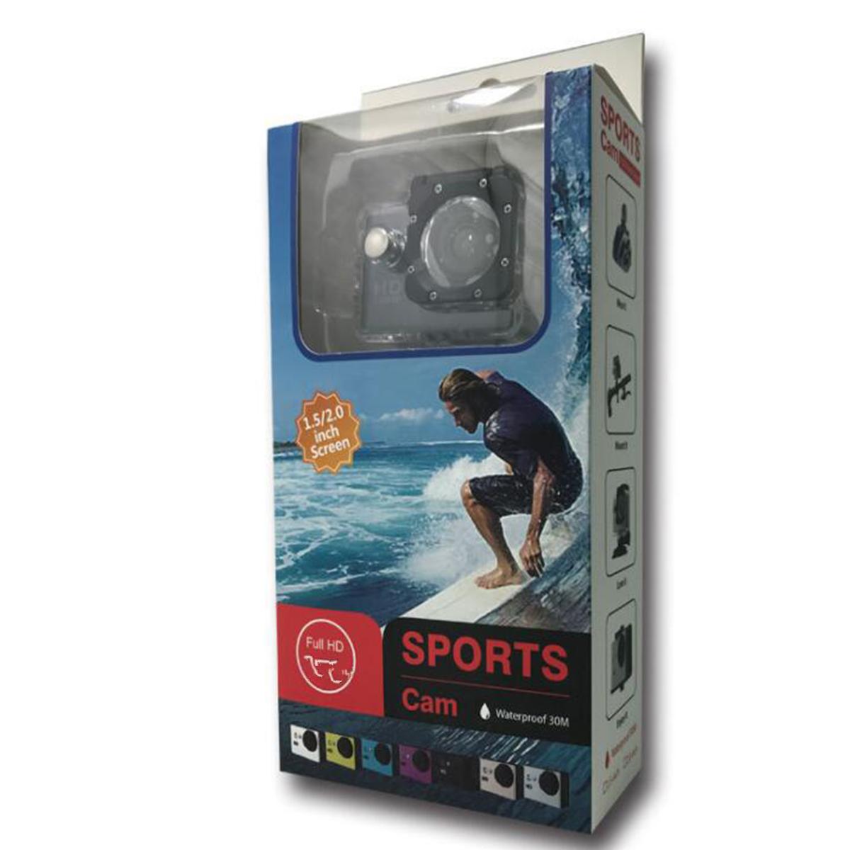Hành động thể thao ngoài trời Mini máy ảnh dưới nước Máy ảnh chống nước màn hình màu nước chống nước giám sát video cho máy ảnh nước