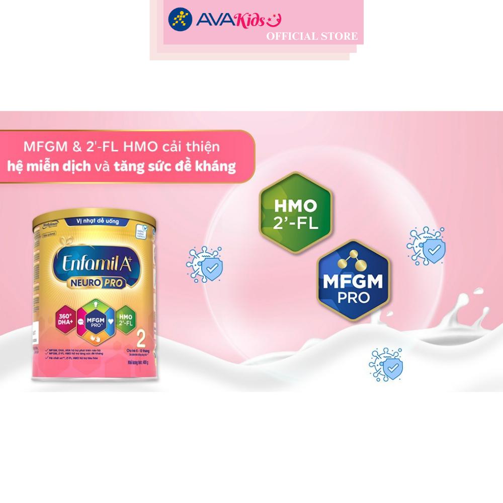 Sữa bột Enfamil A+ Neuropro số 2 400g (6 - 12 tháng)