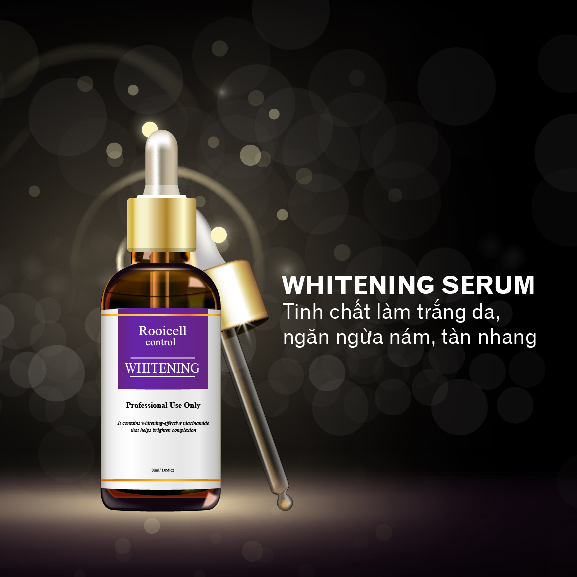 Tinh chất dưỡng trắng da Rooicell Whitening Serum