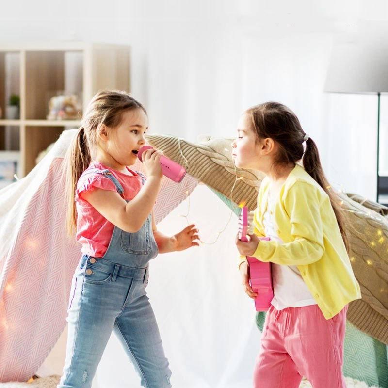 Micro Karaoke Bluetooth Mini KTV - Loa Bluetooth Kèm Micro Hát Karaoke Không Dây Âm Thanh Đỉnh Cao
