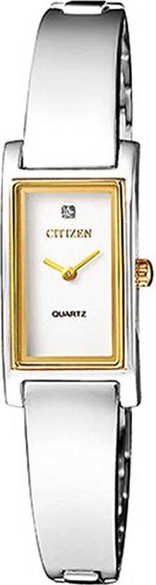 Đồng Hồ Nữ Citizen Đính Đá Swarovski Dây Thép Không Gỉ EZ6364-50A - Mặt Đen