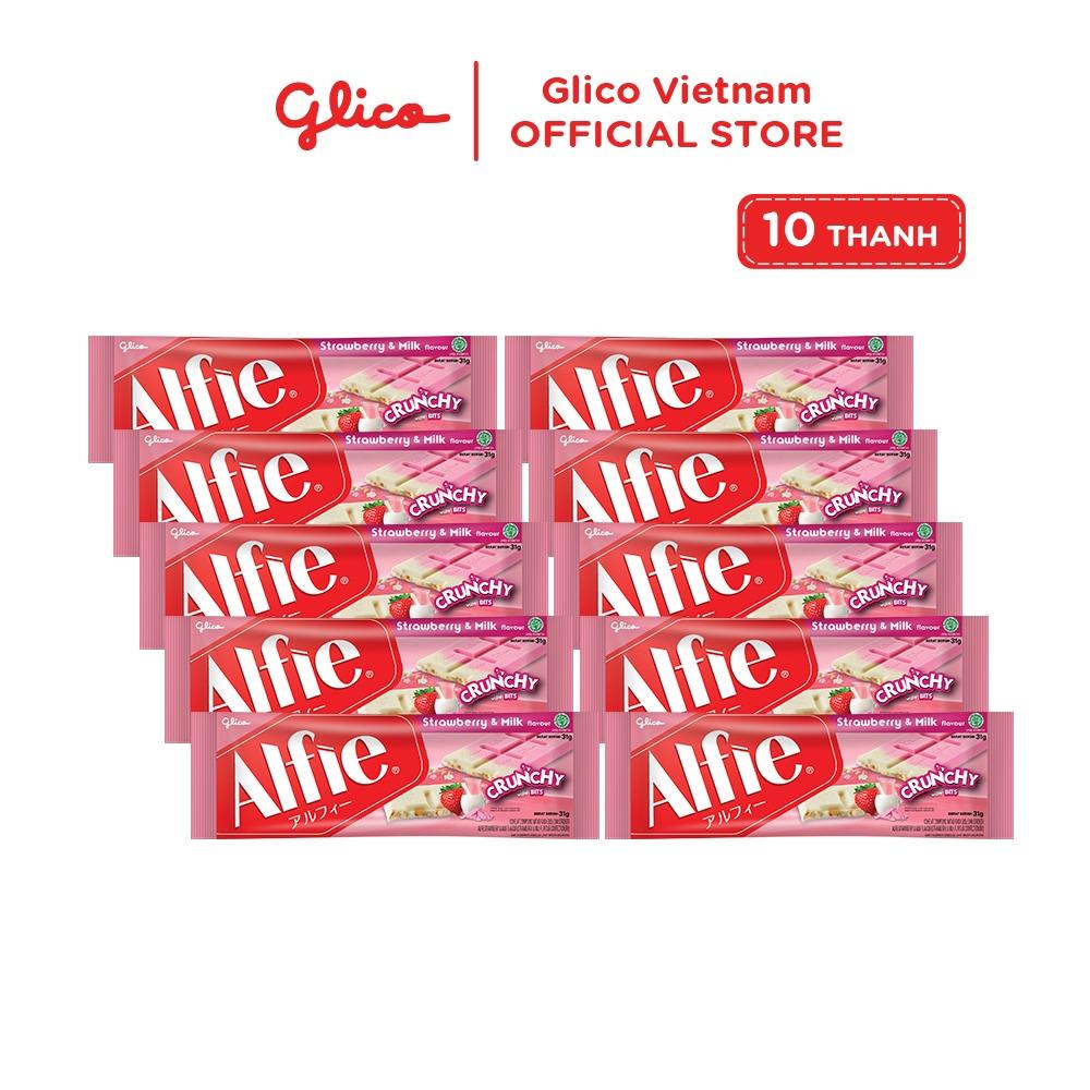 Socola dạng thanh GLICO Alfie (Combo 10 thanh)