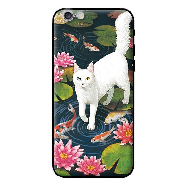 Ốp in cho iPhone 6 Plus Mèo Trắng - Hàng chính hãng