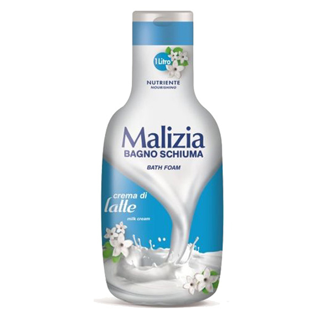 Sữa tắm dạng kem sữa Malizia Bath Foam 1000ml + Móc khóa