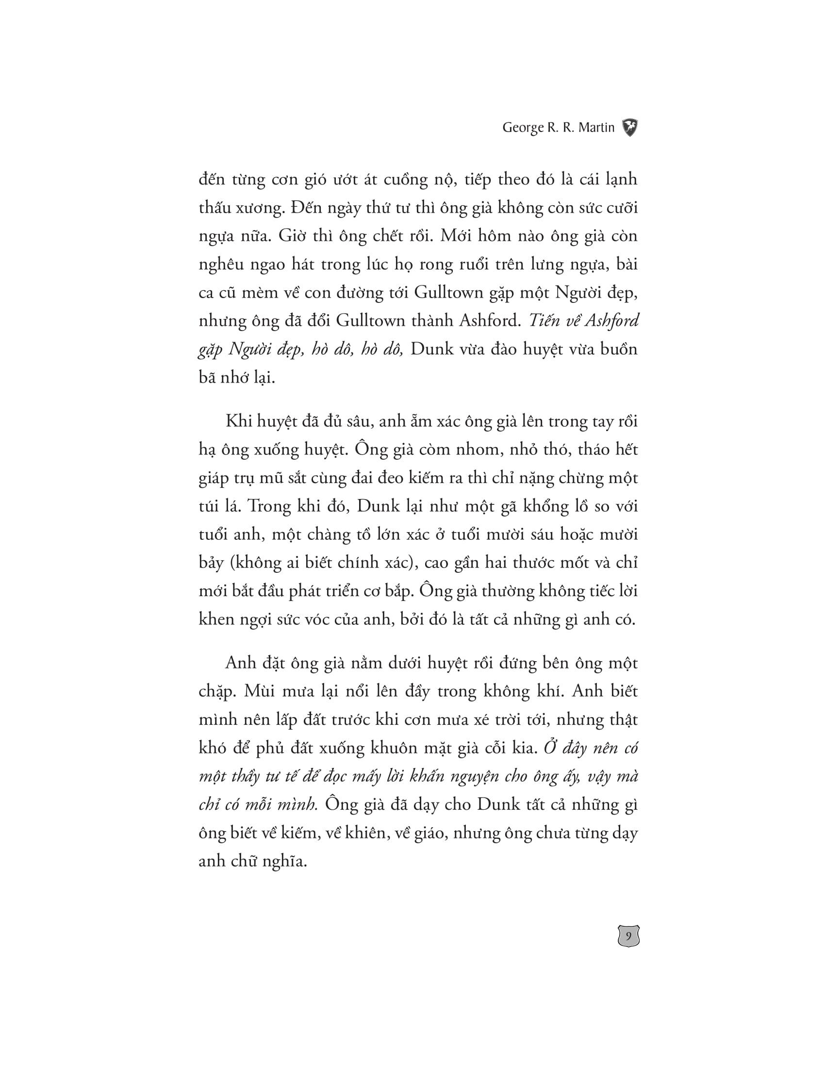 Sách - A Knight Of The Seven Kingdoms - Hiệp Sĩ Bảy Vương Quốc