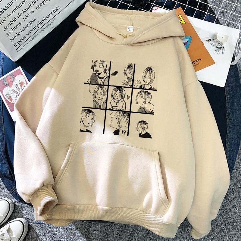 Áo Hoodie Anime Haikyuu Áo nỉ Nam Nữ Ngộ Nghĩnh Karasuno