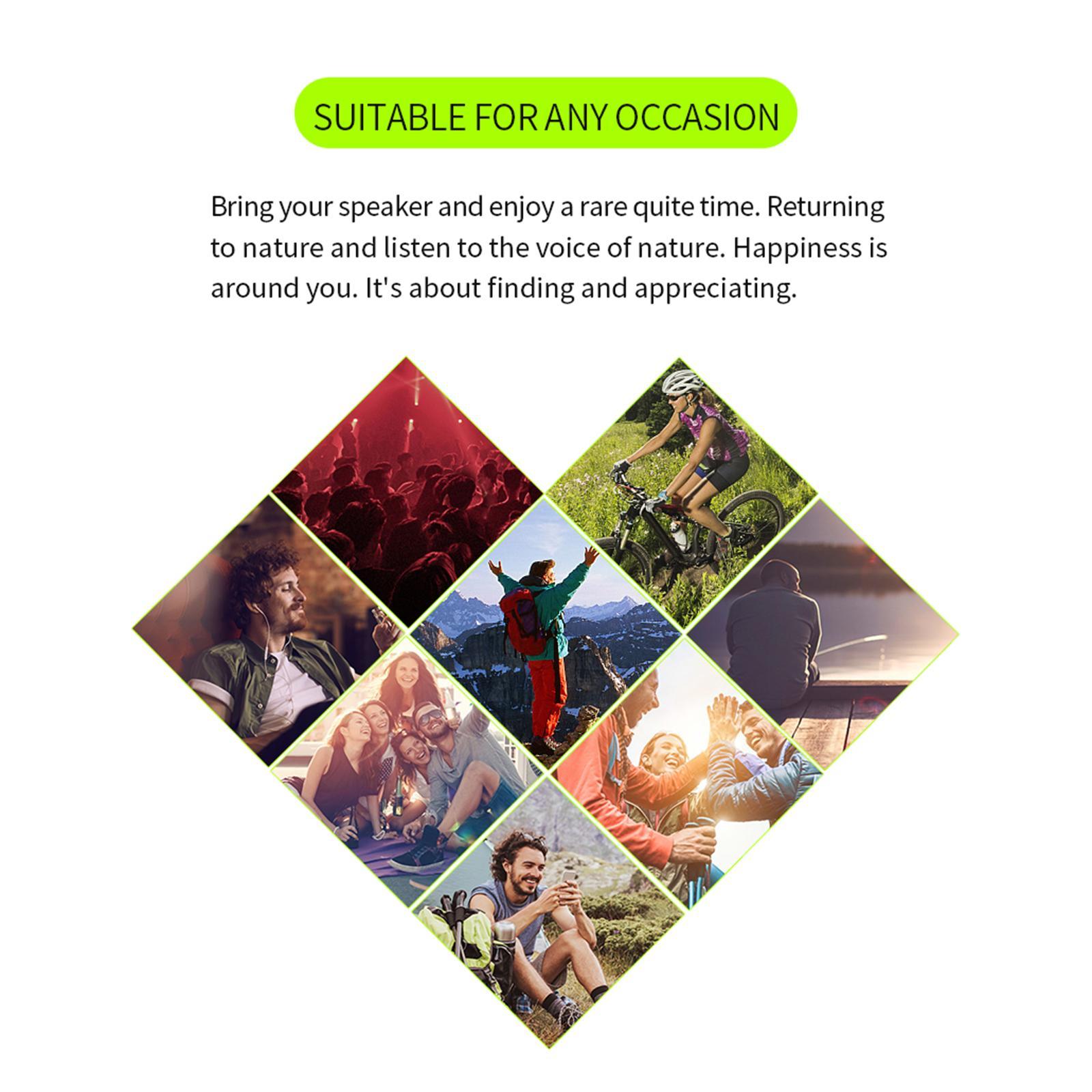 Portable Bluetooth Speakers Stereo USB Outdoors Travel Home