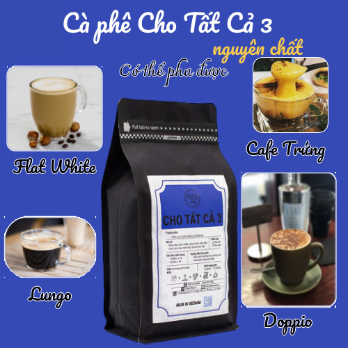 Cà Phê Rang Xay Nguyên Chất - 90S Coffee Vietnam | Cà Phê Cho Tất Cả 03 | Công Thức Phối: Arabica + Robusta | 100% Cà Phê Sạch | Đắng Nhẹ - Chua Nhiều - Hậu Ngọt