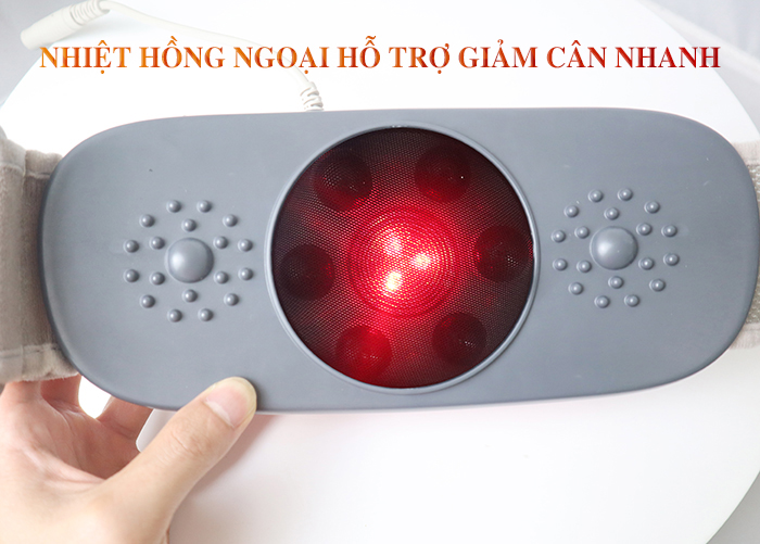 Đai (Máy) Massage Bụng Nikio NK-169AC - Công Nghệ Rung Lắc Kết Hợp Bi Độ Xoay 360 Dây Ấn Thế Hệ Mới, Mát Xa Thư Giãn, Làm Săn Chắc Cơ Bụng Nhanh - Vỏ Nhựa Bền Bĩ