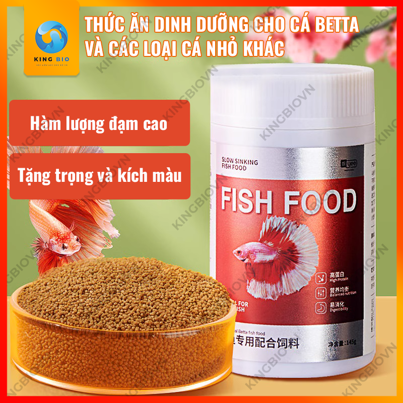 Thức ăn cân bằng dinh dưỡng cho cá betta và các loại cá nhỏ khác - cám Yee Fish Food