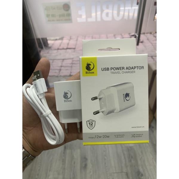 Combo dành cho iPhone iPad - Cốc Sạc + Cáp Lighting 12W