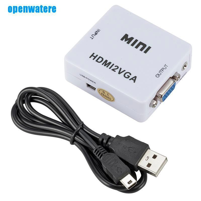 Bộ Chuyển Đổi Vga Sang Hdmi Full Hd 1080p Cho Pc Laptop Dvd Hdtv