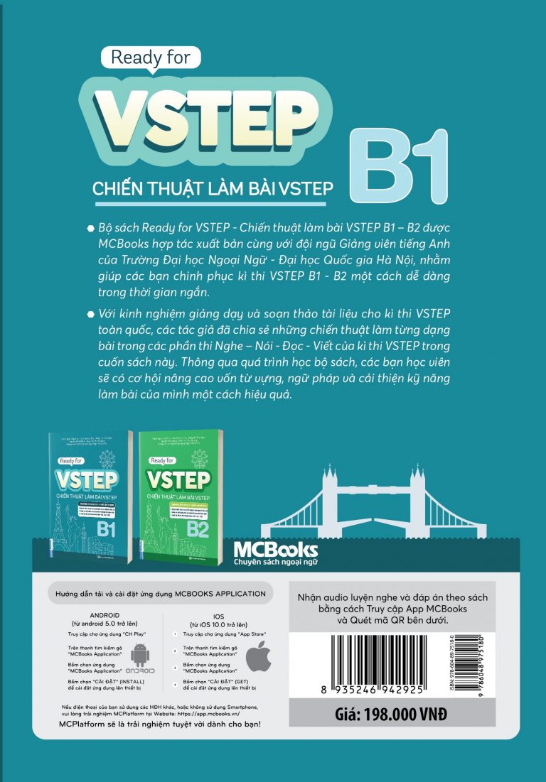 Sách Ready For VSTEP - Chiến Thuật Làm Bài VSTEP B1, B2 (Phân Loại Lẻ) - ảnh 4