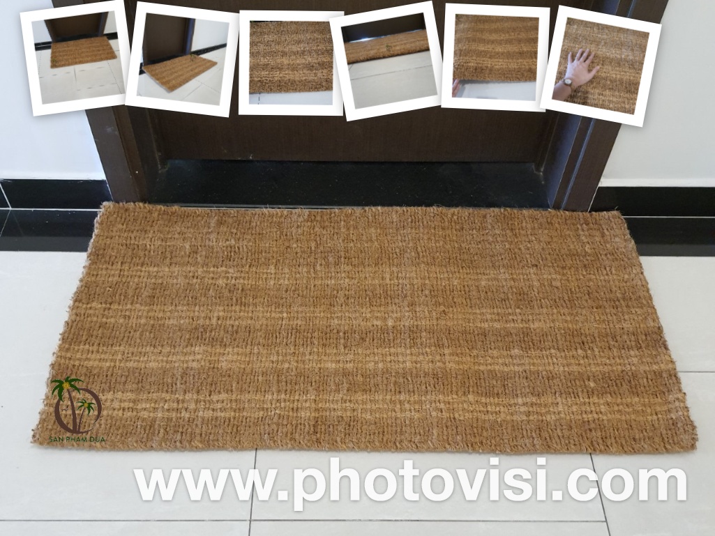 THẢM CHÙI CHÂN/GIÀY DÉP DỆT BẰNG XƠ DỪA TỰ NHIÊN 60X120CM