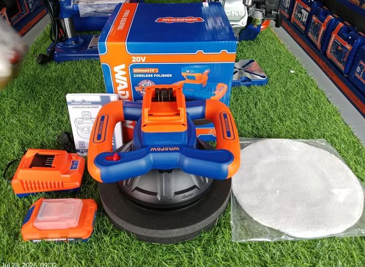 MÁY ĐÁNH BÓNG DÙNG PIN 20V- 254MM (KHÔNG CHỔI THAN) WADFOW WHL352541 - HÀNG CHÍNH HÃNG