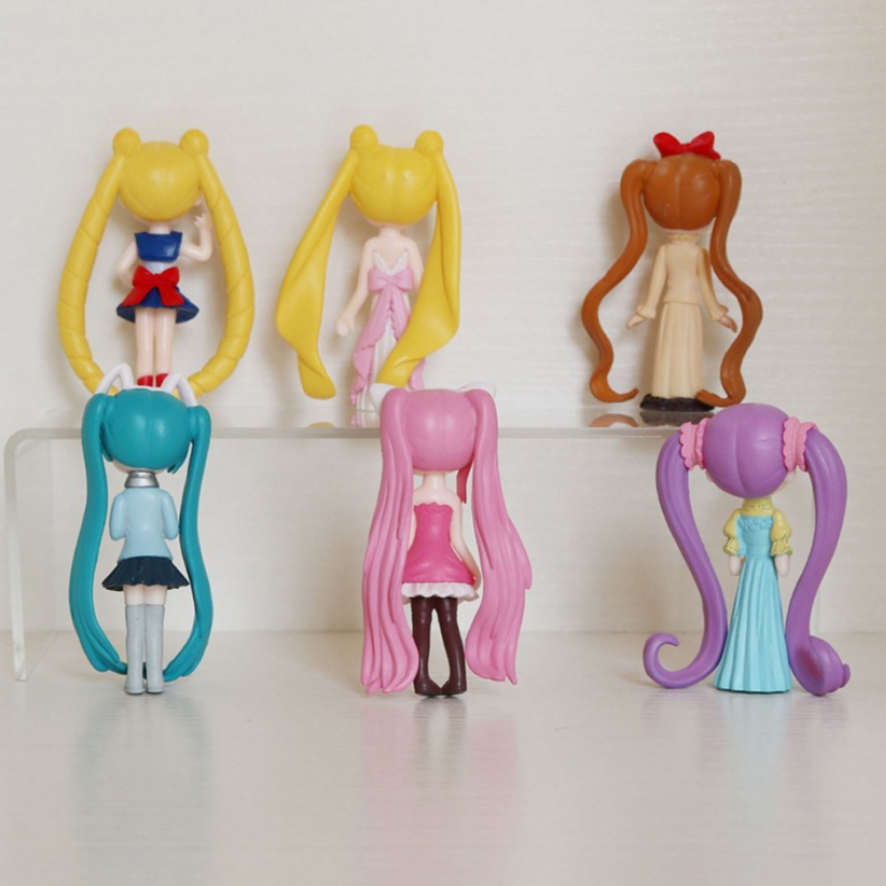 Bộ 06 mô hình nhân vật Thủy Thủ Mặt Trăng - Sailor Moon
