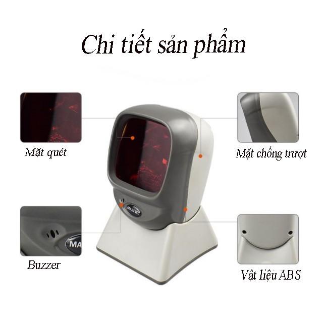 Máy bắn mã vạch, Đầu đọc mã vạch đa tia để bàn KAW