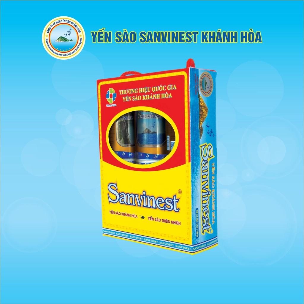 [Hộp 6 lon] Nước Yến sào Sanvinest Khánh Hòa đóng lon 190ml - Có đường 121