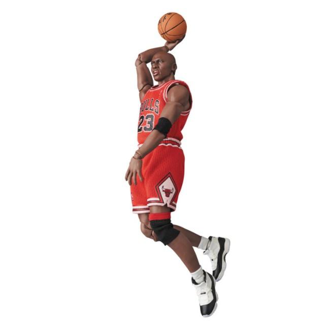 Mô Hình Figure Ngôi sao bóng rổ NBA quần áo thực số 23 có khớp 16cm