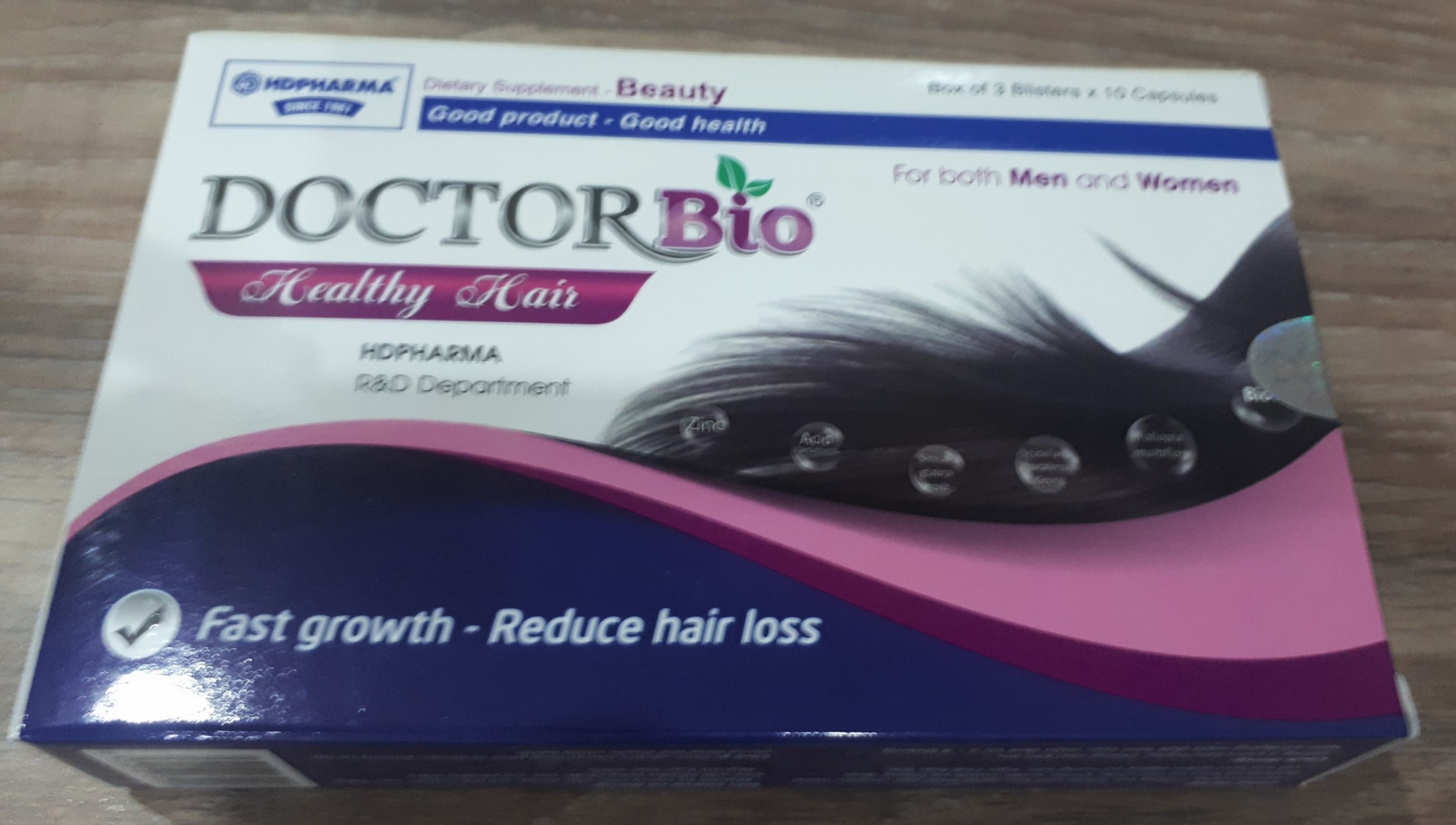 DOCTOR BIO - HỖ TRỢ LÀM GIẢM NGUY CƠ RỤNG TÓC, HẠN CHẾ BẠC TÓC