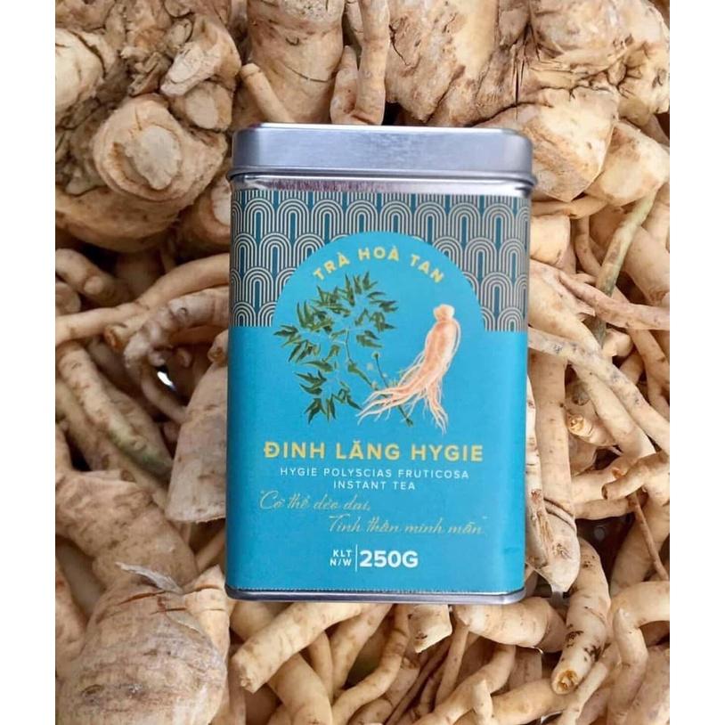 Trà đinh lăng Hygie hộp giấy 120g -dạng hòa tan tiện lợi, thơm ngon, hỗ trợ tăng cường tuần hoàn não