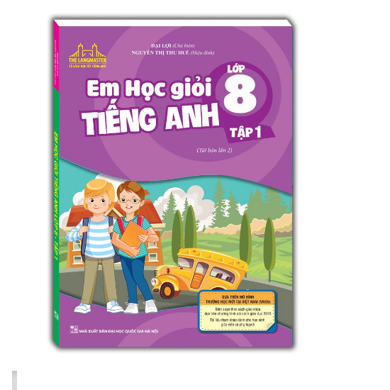 The Langmaster - Em học giỏi tiếng Anh lớp 8-tập 1 , có booksmark