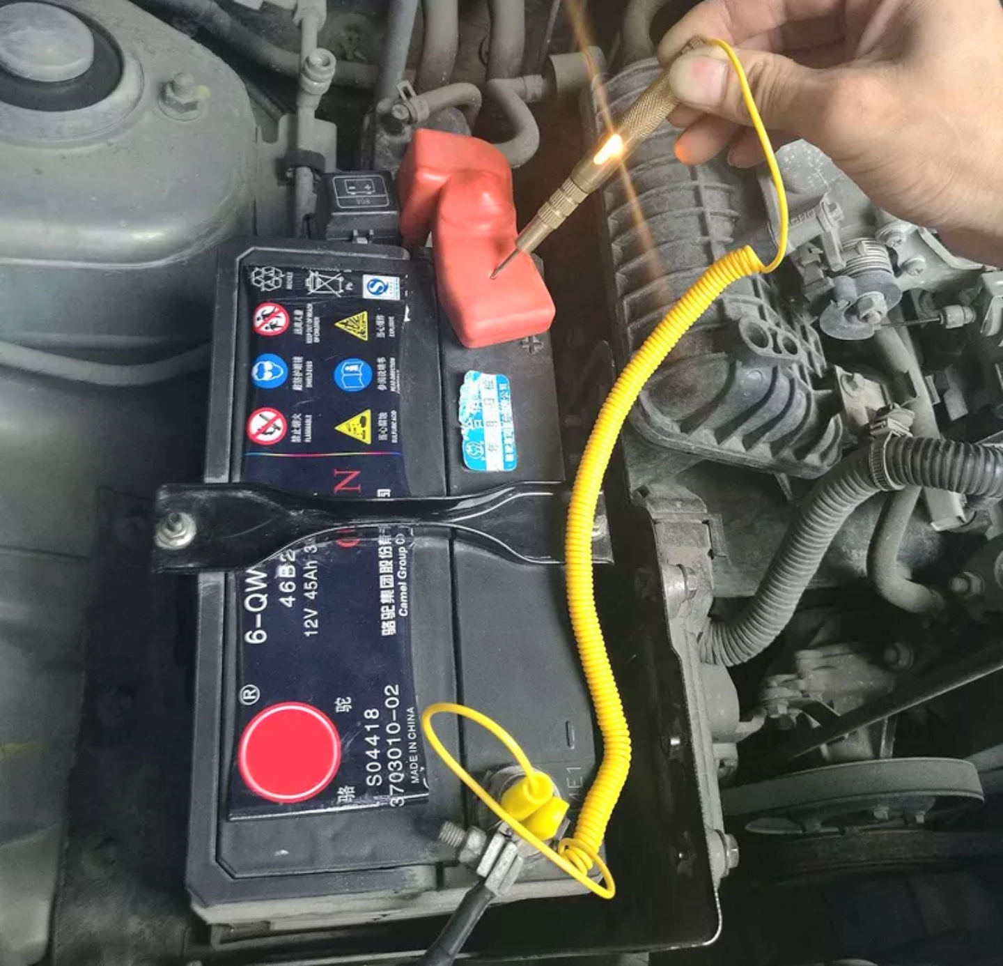 BÚT THỬ ĐIỆN KIỂM TRA DÒNG ĐIỆN DC TRÊN XE HƠI ÔTÔ XE MÁY TỪ 6V-24V HÀNG LOẠI TỐT