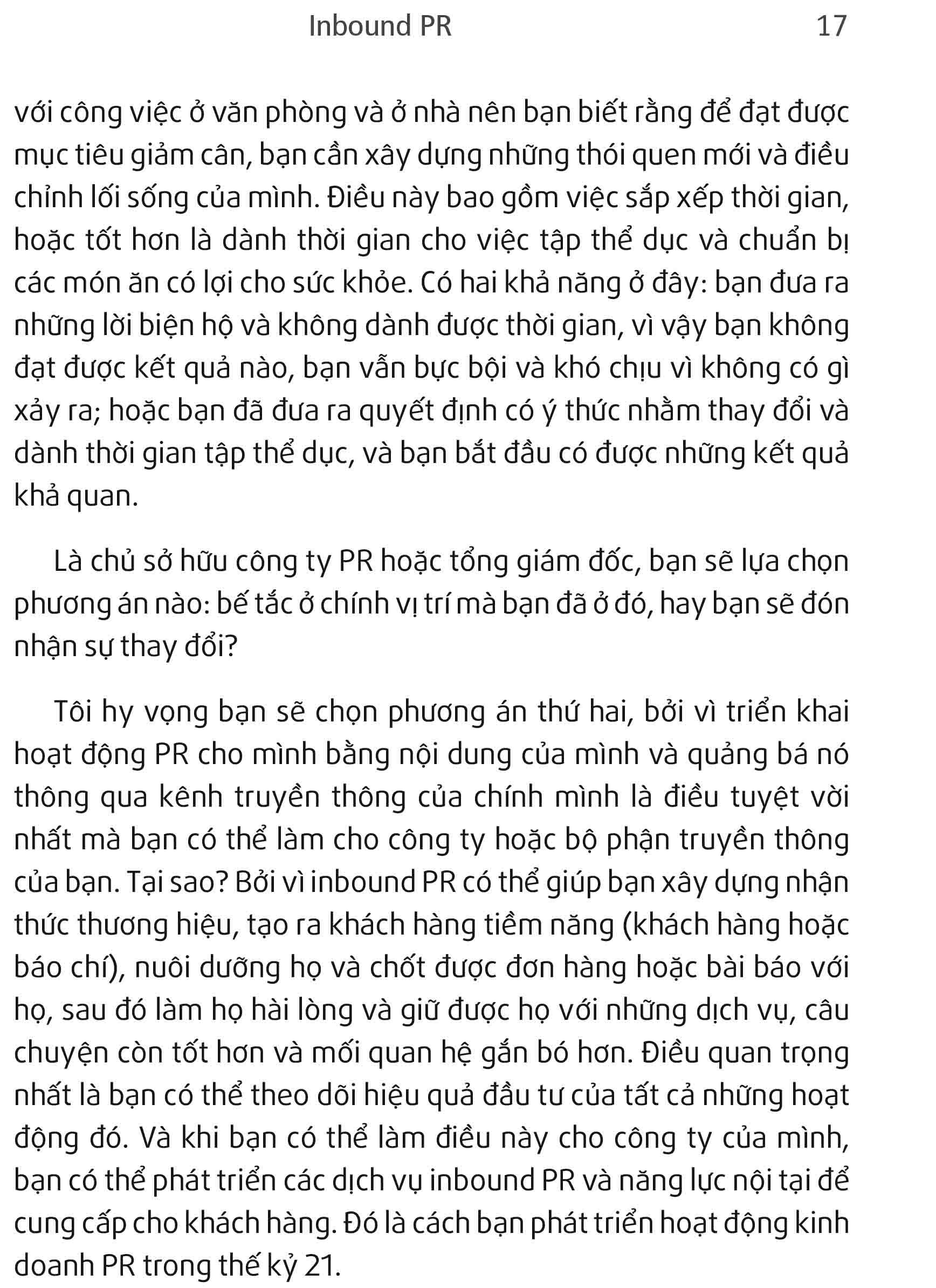 Sách Inbound PR - Dịch Chuyển Hoạt Động Theo Mô Hình Inbound