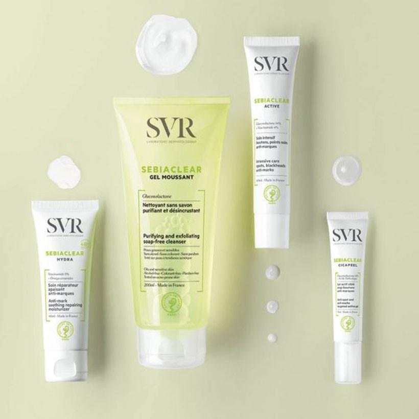 Gel Rửa Mặt SVR Không Chứa Xà Phòng Cho Da Dầu 55ml Sebiaclear Gel Moussant- Hee's Beauty Skincare