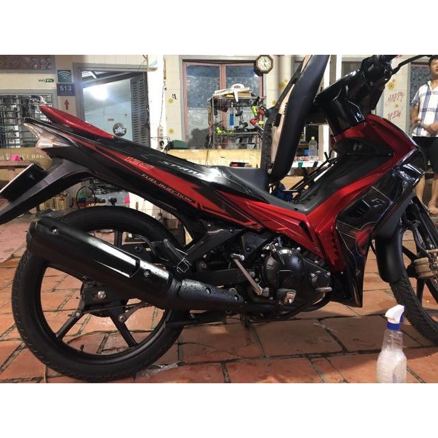 Tem exciter 2010 spark đỏ đen crom