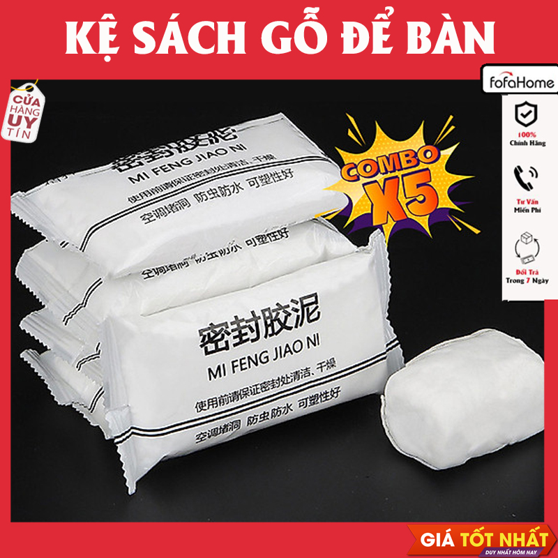 Combo 5 Gói Xi Măng Dẻo 20g Bịt Lỗ Điều Hoà, Đường Ống Nước, Keo Dán Lỗ Tường Bằng Xi Măng